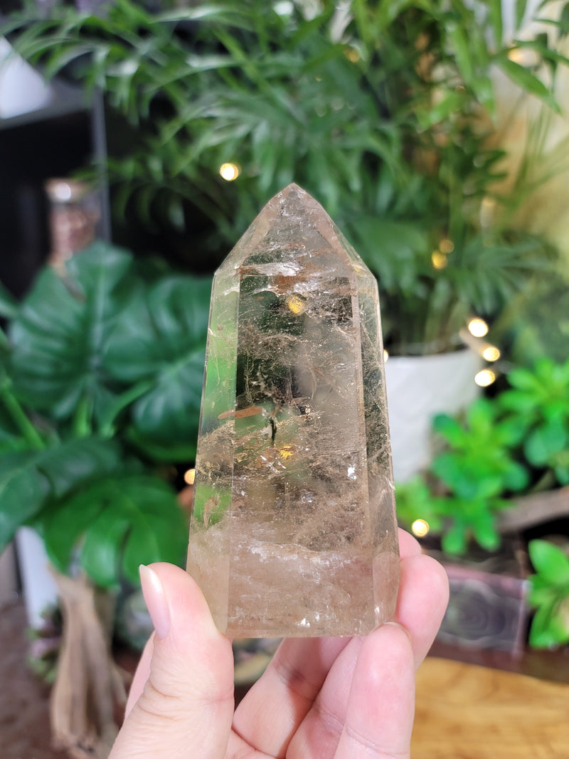 Natural Citrine Point from Brazil
