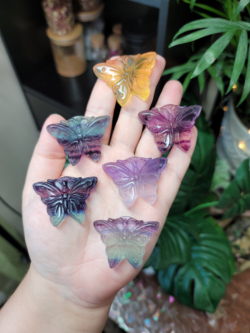 Rainbow Fluorite Butterflies