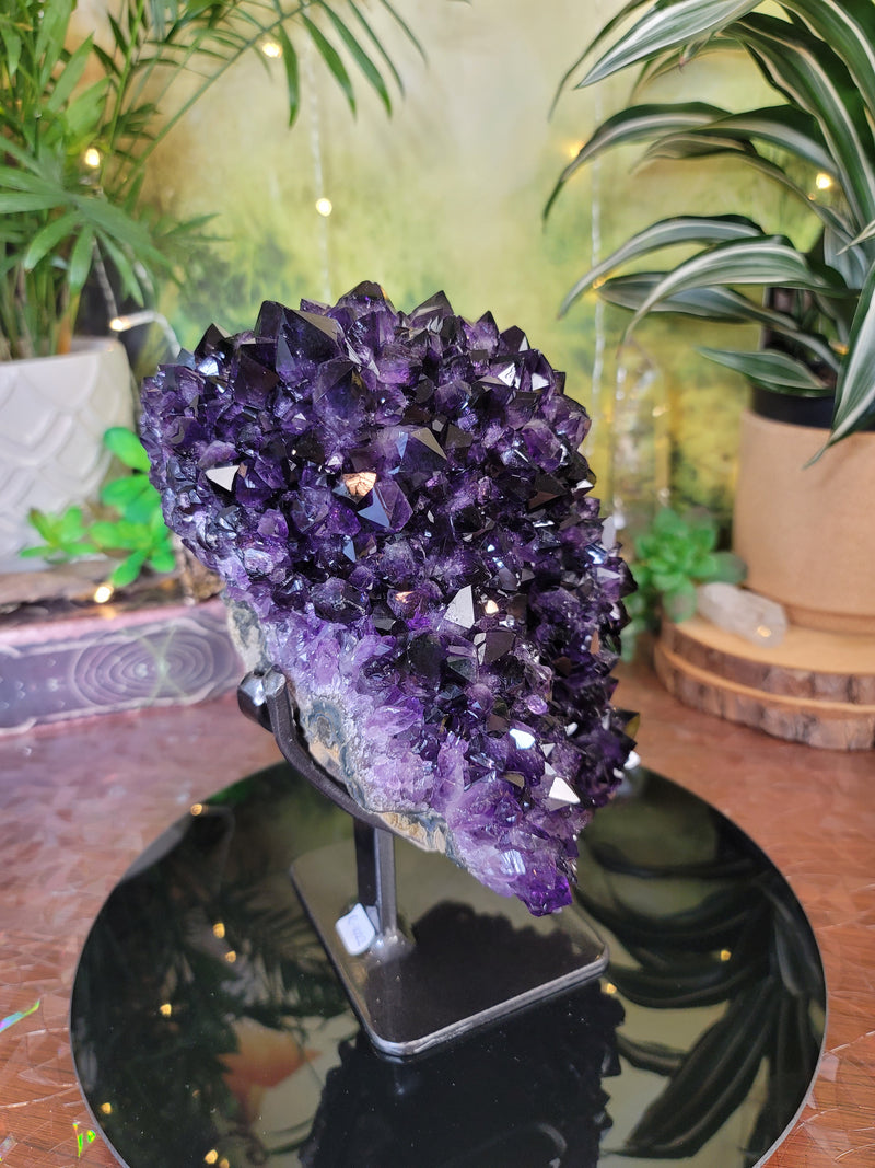 Museum Grade EPIC 13lb Super Extra AA Quality Amethyst Full Stalactite w/Super Saturated Color