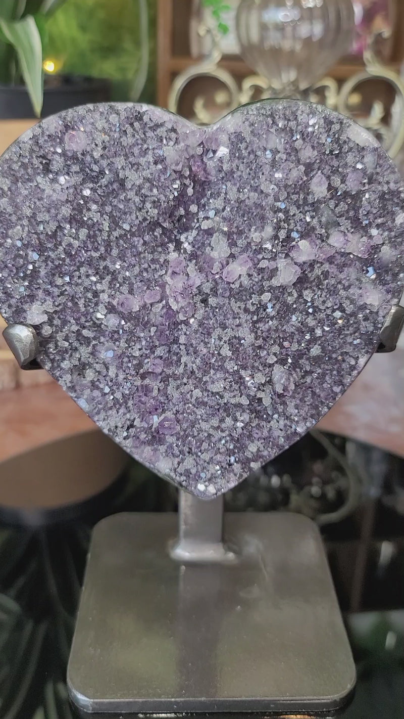 Amethyst Heart from Uruguay