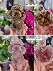 Crystal & Resin Dog (Labradoodle / Poodle)