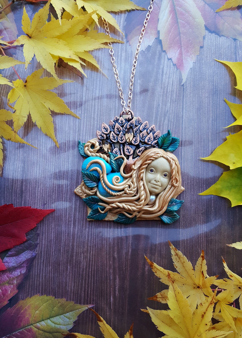 Tree Nymph "Dryad" Talisman Necklace