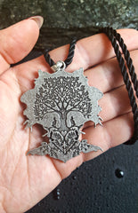 Valknut Tree of Life Norse Pendant (metal options)