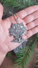 Valknut Tree of Life Norse Pendant (metal options)
