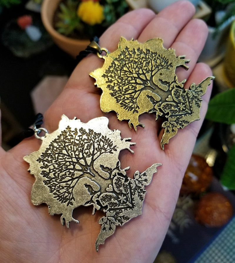 Valknut Tree of Life Norse Pendant (metal options)