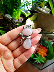Crystal Cat Necklace