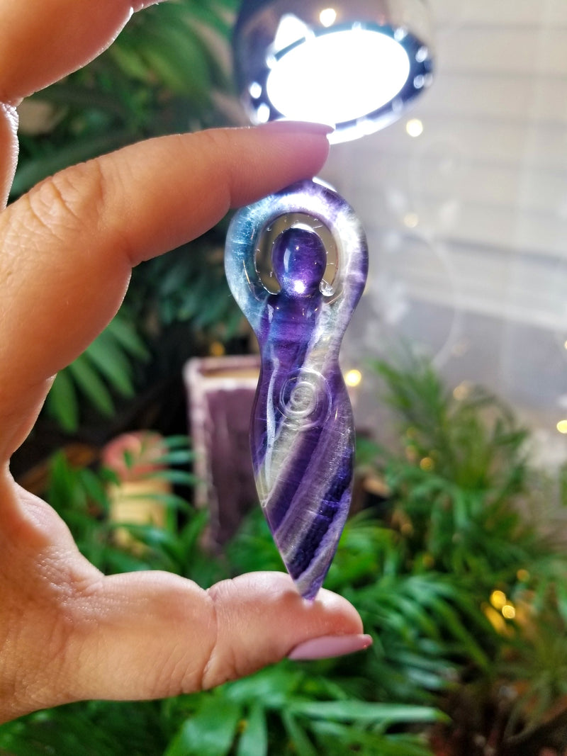 Pointy Bottom Crystal Goddess