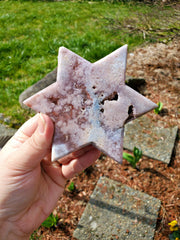 Pink Amethyst Six Point Star #4
