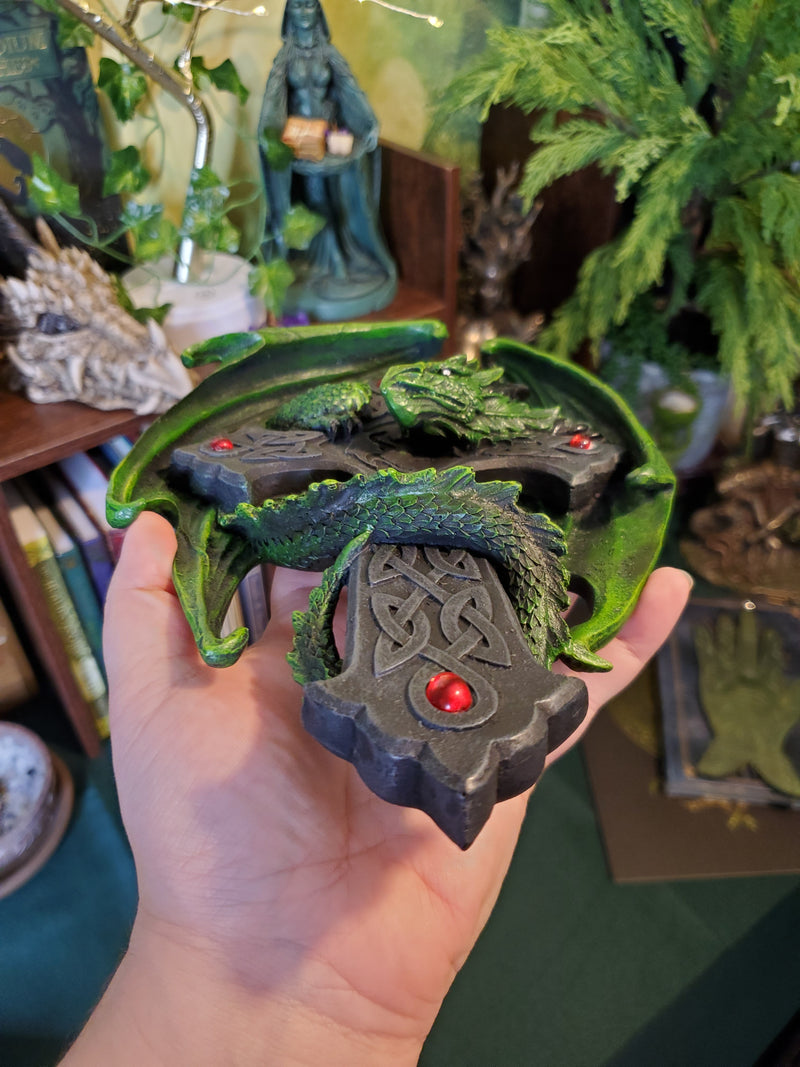 Woodland Dragon Guardian Wall Plaque