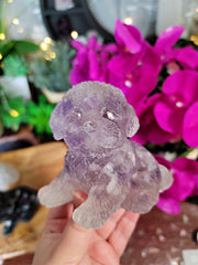 Large Crystal & Resin Puppy