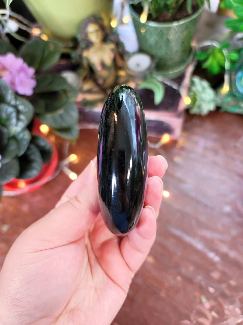 XL Silver Sheen Obsidian Palmstones