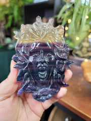 Rainbow Fluorite Medusa