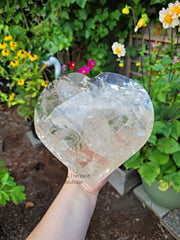 Collectors Piece - XXL High Grade Champagne Citrine Faceted Heart