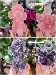 Crystal & Resin Dog (Labradoodle / Poodle)