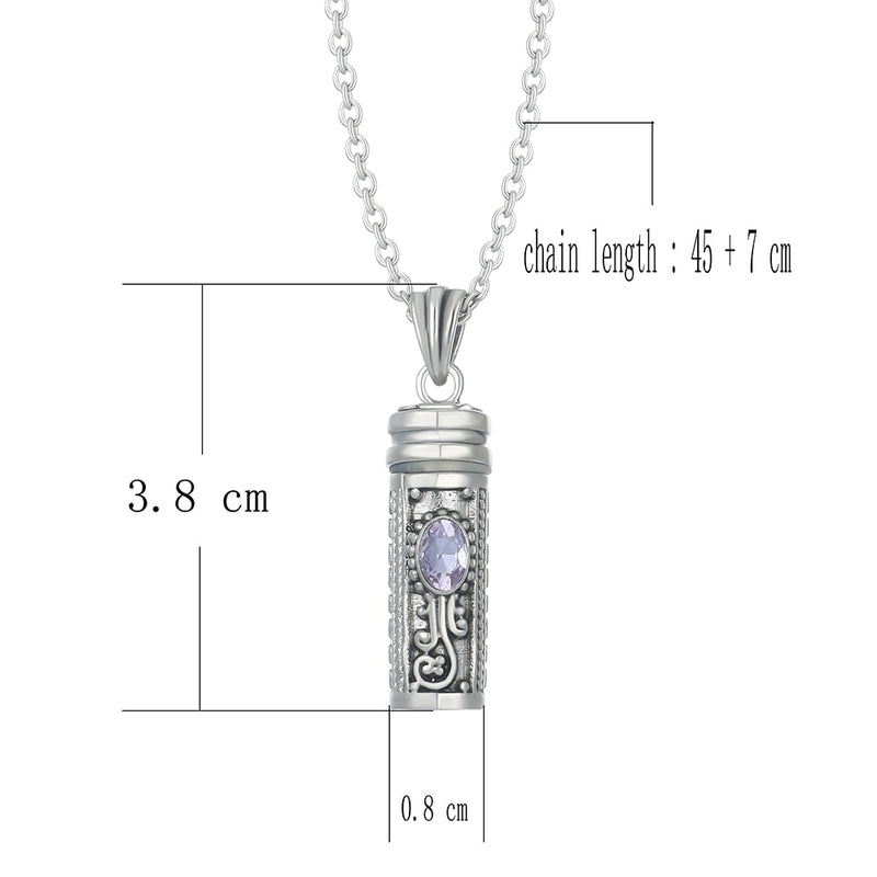 Capsule Hollow Tube Necklace