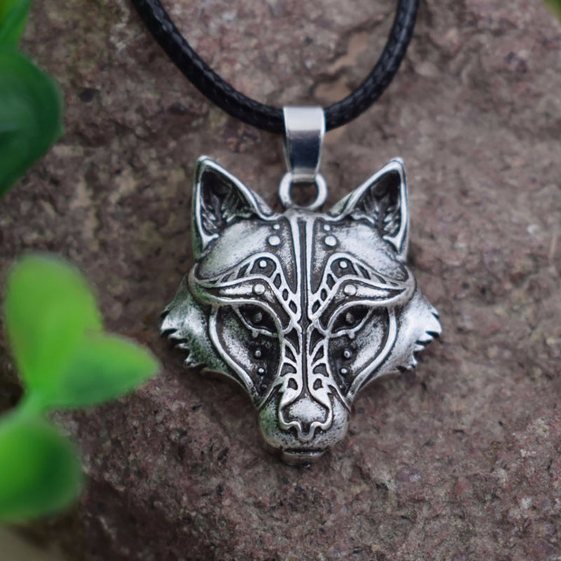 Shaman Wolf Pendant (metal options)