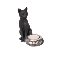 Black Cat T-Light Candle Holder