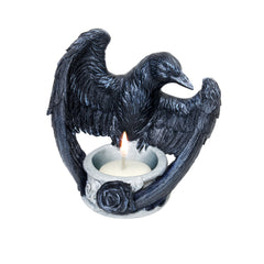 Raven T-Light Candle Holder