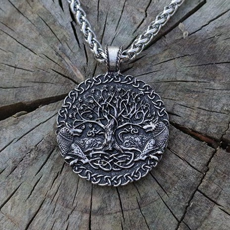 Two Wolf Sigil Norse Pendant (metal options)